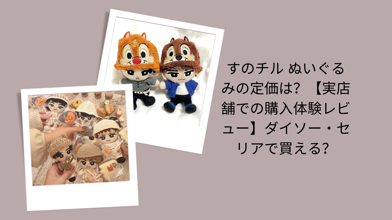 すのチル ぬいぐるみ 定価, すのチル ぬいぐるみ 購入体験レビュー, すのチル ぬいぐるみ ダイソー セリア 買える？, すのチル ぬいぐるみ 実店舗 購入情報