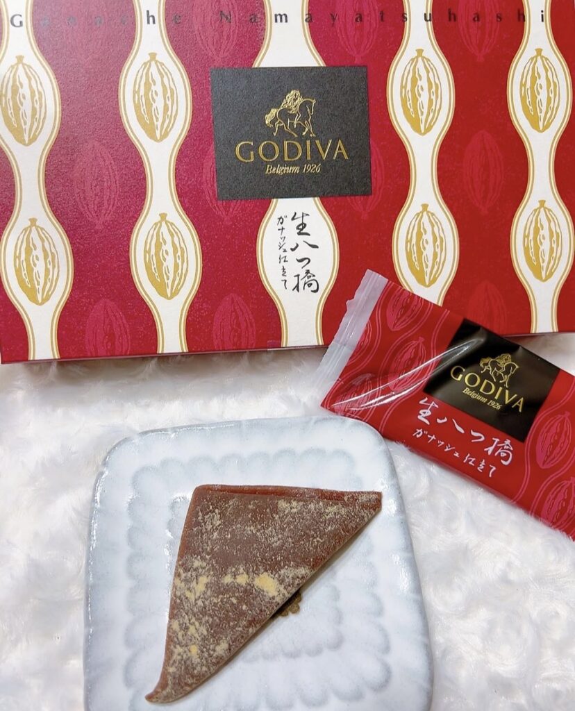 GODIVA×八ツ橋 コラボ 限定, GODIVA 八ツ橋 京都駅 お土産, 京都駅 おすすめお土産 GODIVA, GODIVA 八ツ橋 実食レビュー, 京都 お土産 コラボスイーツ
