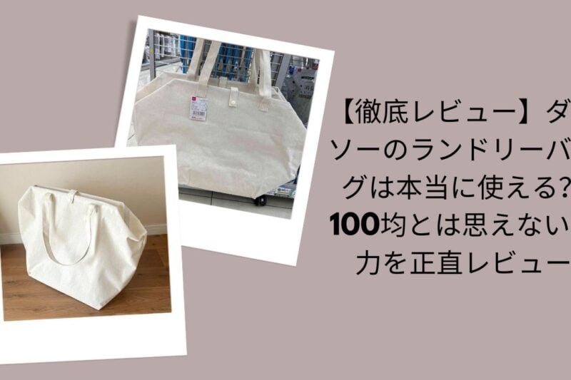 ダイソーのランドリーバッグ徹底レビュー, ダイソーランドリーバッグは本当に使える？評価, ダイソー100均ランドリーバッグ正直レビュー, ダイソーランドリーバッグ実体験感想