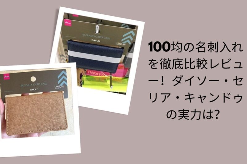 100均 名刺入れ 比較 ダイソー セリア キャンドゥ, ダイソー 名刺入れ レビュー おすすめ, セリア 名刺入れ おしゃれ 使いやすい, キャンドゥ 名刺入れ 収納力 耐久性