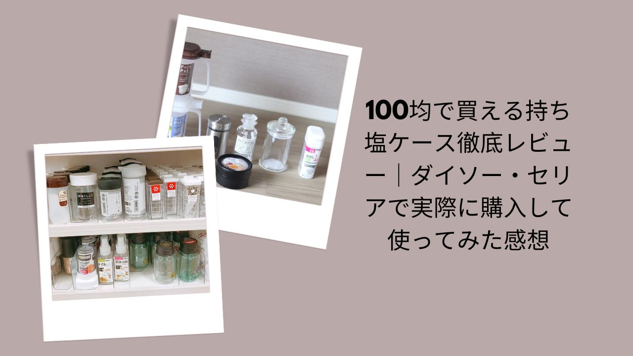 持ち塩 ケース 100均, 持ち塩 ケース ダイソー セリア, 持ち塩 入れ物 レビュー, 持ち塩 ケース 使い勝手, 持ち塩 ケース どこで買える