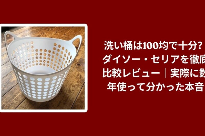 洗い桶 100均 ダイソー セリア 比較, ダイソー セリア 洗い桶 レビュー, 100均 洗い桶 使用感 比較, ダイソー セリア 洗い桶 実際の使い心地